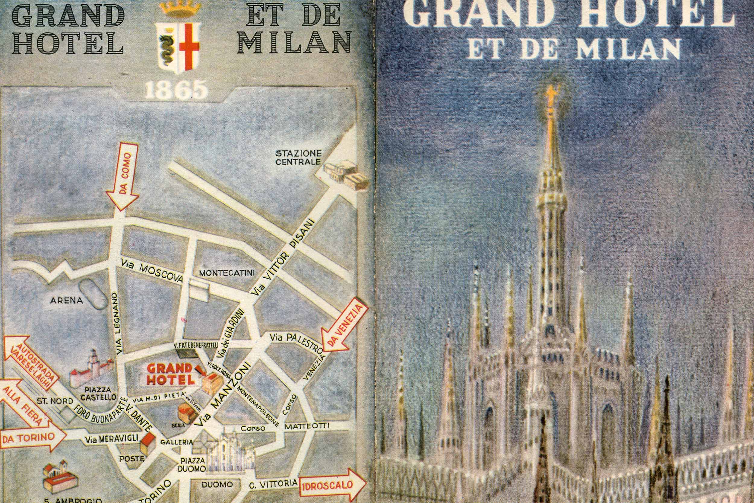 Vintage Milan 77 poster